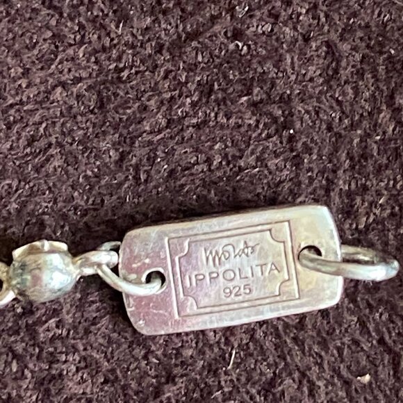 IPPOLITA Mini Pendant Necklace 925 Silver With Diamonds - Picture 4 of 6